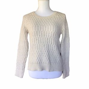 Sparrow Anthropologie Cream Sweater Small